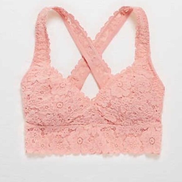 aerie Other - Aerie Lace Cross Back Bralette M